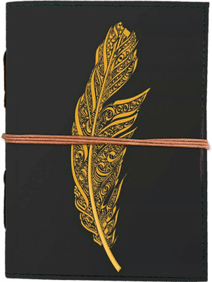 MR KRAFT Designer printed leather journal with antique thread binding A5 Diary unruled 200 Pages(multicolor 13)