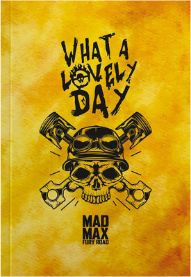 MOTOCUPID Mad Max A5 Notebook plain 160 Pages(Fire)