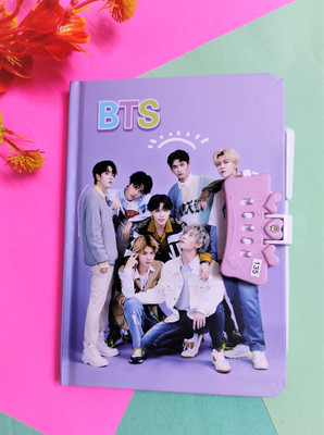 Paper Bear BT21 A5 Diary Unruled 80 Pages(Multicolor)