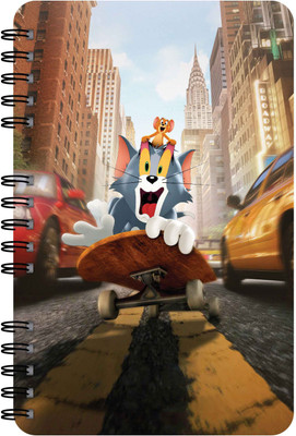 CREATIVE CONVERT Tom And Jerry Soft Cover A5 Diary RULED 160 Pages(Multicolor)