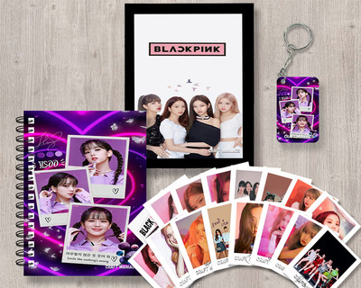 craft maniacs BLACKPINK GIFTING SET A5 Notebook RULED 120 Pages(REDDD, Pack of 4)
