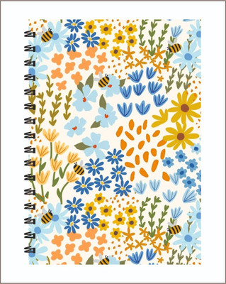 RLanyard Wiro bound, Easy to carry , A5 Notebook unruled/plain , Gloss lamination Cover 150 Pages(Multicolor)