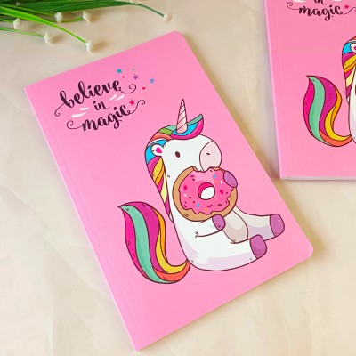 INDIANA HUDA Belive In Magic Mini Note Book 80 Pages(Pink)