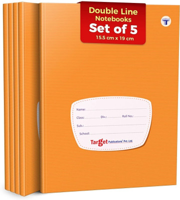 Woodsnipe Double Line Notebooks | 176 Ruled Pages | Small Two Line Notebooks | Hard Brown Cover | 15.5 cm x 19 cm Approx | Pack of 5 Books | For School, College and Office Use | GSM 60 Regular Notebook Two lIne 880 Pages(Brown, Pack of 5) Woodsnipe Double Line Notebooks | 176 Ruled Pages | Small Two Line Notebooks | Hard Brown Cover | 15.5 cm x 19 cm Approx | Pack of 5 Books | For School, College and Office Use | GSM 60 Regular Notebook Two lIne 880 Pages(Brown, Pack of 5)