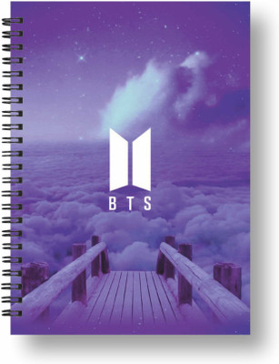3DS Notebook A5 Diary Ruled 144 Pages(Multicolor)