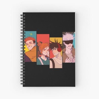 craft maniacs JUJUTSU KAISEN NOTEBOOKS A5 Note Book RULED 160 Pages(Multicolor)