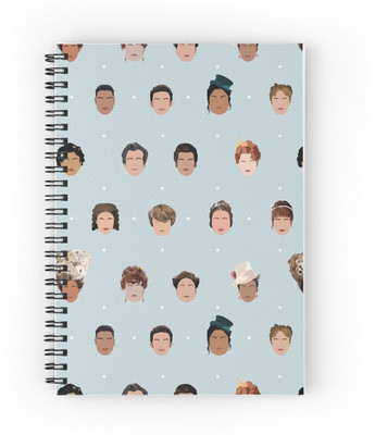 craft maniacs 2024 BRIDGERTON DIARY A5 Notebook RULED 160 Pages(Multicolor)