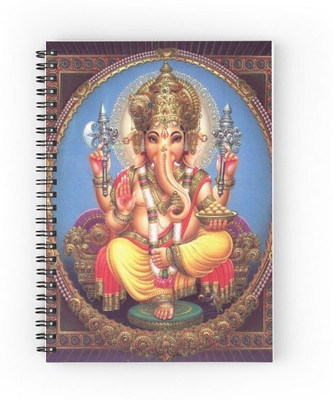 craft maniacs GANESHA COLLECTION A5 Notebook RULED 120 Pages(BUDDHA)