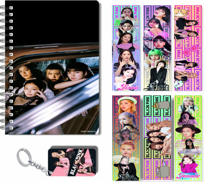 craft maniacs 2023 BLACKPINK DIARY & 2 FREEBIE COLLECTION A5 Diary RULED 160 Pages(BLACKPINK SPECIAL)