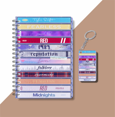 craft maniacs TAYLOR 2023 NOTEBOOK COLLECTION A5 Notebook RULED 160 Pages(White)