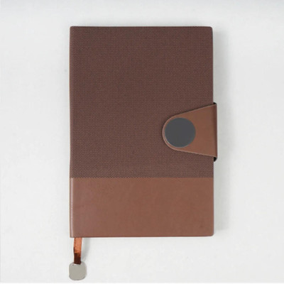 ORANJBOX A5 Notebook A5 Notebook Single Rule 224 Pages(Brown)