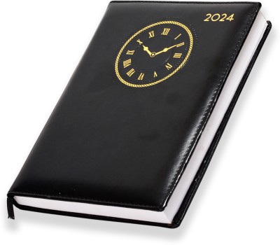 COI Dated 2024 Diary Professional Organizer Corporate Planner for Girls and Boys B5 Diary Ruled 365 Pages(Black)