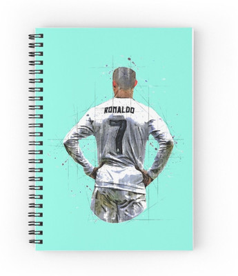 craft maniacs FOOTBALLER DIARY A5 Diary RULED 120 Pages(Multicolor)