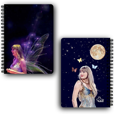 Goku Ki Dukan Taylor Swift Notebook A5 Diary Unruled 140 Pages(Mulitcolour)