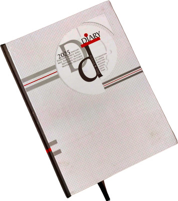 Excel Executive Style Month Cut Hard Bound Diary with Sunday Half Pages Regular Diary 2025 (Cover Color may be Different) Ruled 340 Pages(Multicolor)