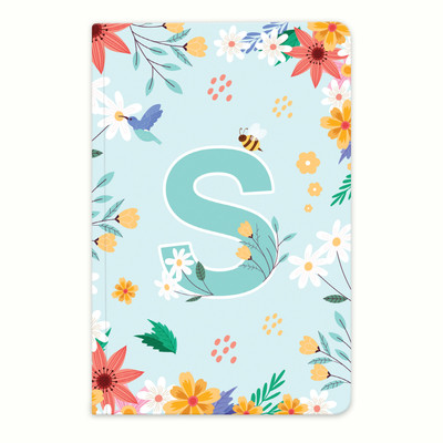 Diarymart Initial Letter Premium Soft Bound Notebook Diary for Girls I Journal Notebook I B6 Diary Ruled 160 Pages(Initial S)
