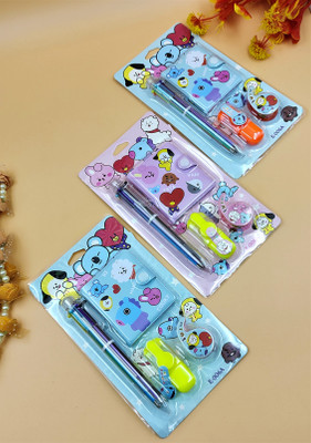 Paper Bear BT21 A5 Diary Designer 60 Pages(Pink, Light Blue, Pack of 12)
