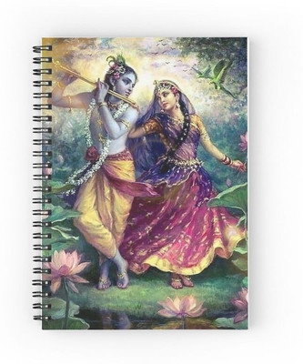 craft maniacs KRISHNA COLLECTION A5 Notebook RULED 120 Pages(KRISHNA)
