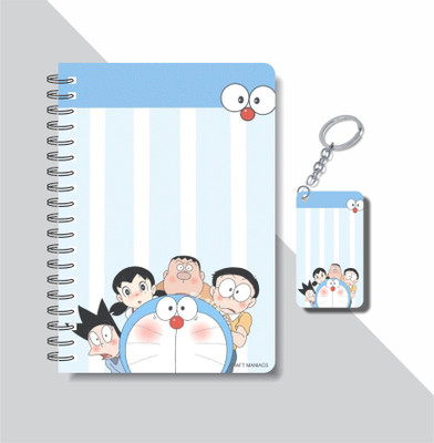 craft maniacs DOREMON 2023 NOTEBOOK COLLECTION A5 Notebook RULED 160 Pages(White)