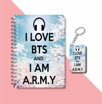 craft maniacs BTS 2023 NOTEBOOK COLLECTION A5 Note Book RULED 160 Pages(White)