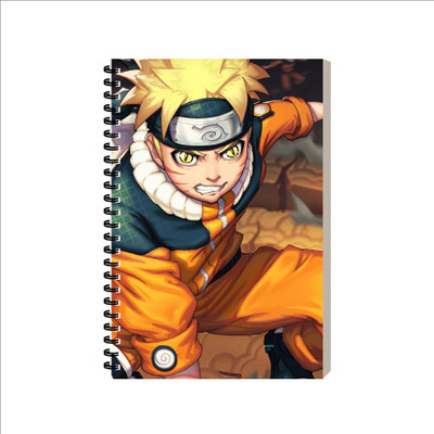 ESCAPER Uzumaki Anime Cartoon Diary For Gift for Kids and Boys, Stationery Collection A5 Diary Ruled 160 Pages(Uzumaki Anime)