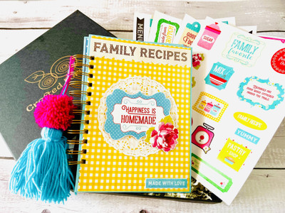 Crafted Forever Handmade Journal A5 Journal Unruled 80 Pages(Multicolor)