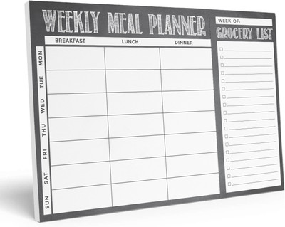 Inkdotpot Meal Planner Regular Planner Unruled 54 Pages(Gray)