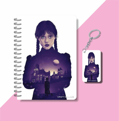 craft maniacs NOTEBOOKS A5 Notebook RULED 160 Pages(Purple)