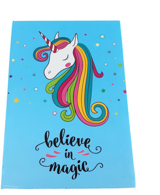 Paper Bear Unicorn A4 Diary ruled 160 Pages(Multicolor)