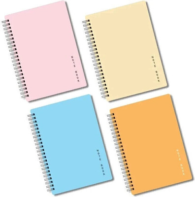Artable Combo Pack A5 Notebook Ruled 160 Pages(Multicolor, Pack of 4)