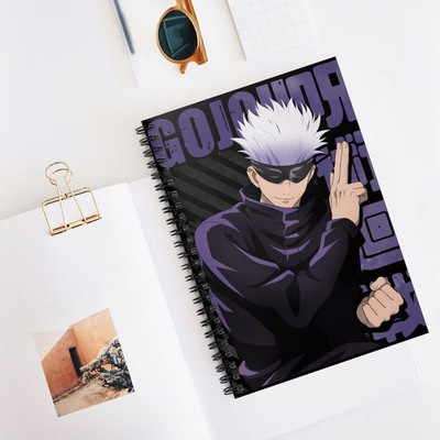 craft maniacs JUJUTSU KAISEN NOTEBOOKS A5 Note Book RULED 160 Pages(Multicolor)