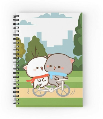 craft maniacs PEACH & GOMA 2023 COLLECTION A5 Notebook RULED 160 Pages(Multicolor)