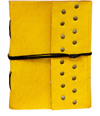 Anshika International diary A5 Notebook unruling 100 Pages(Yellow)
