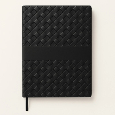 PaperPal Designer A5 Note Book Ruled 192 Pages(Black)