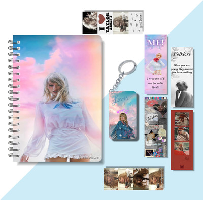 craft maniacs 2023 TAYLOR DIARY + TWO FREEBIE COLLECTION A5 Notebook RULED 160 Pages(Multicolor, Pack of 3)