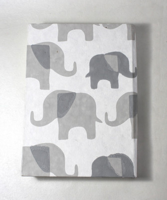 Camlon Exports Handmade cotton paper A5 Diary Unrulled 96 Pages(White)