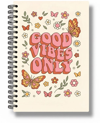 buddytales Spiral Noteook A5 Notebook unruled 120 Pages(Multicolor)