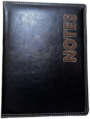 Sharoshia enterprises leather dairy A5 Diary Ruled 250 Pages(Black)