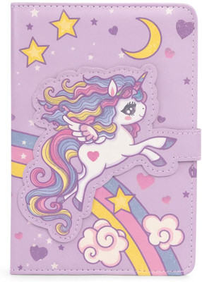 Nubby Dotss Unicorn Diary A5 Planner/Organizer mix 100 Pages(Purple)