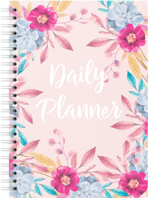 Lauret Blanc A5 Daily Planner, To Do list, Gratitude Journal- 160 Pages, 80 GSM. Plan for 80 days A5 Planner Ruled 160 Pages(Pink)