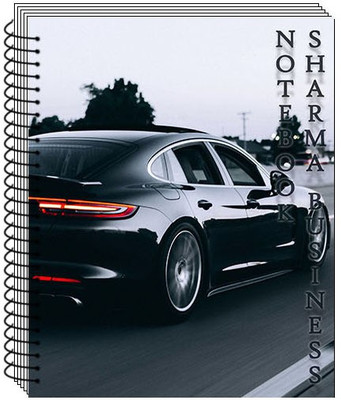 SHARMA BUSINESS Spiral Notebook A4 Size 200 Pages Unruled White Plain Pages Pack of 1 A4 Notebook Unruled 200 Pages(Multicolor)