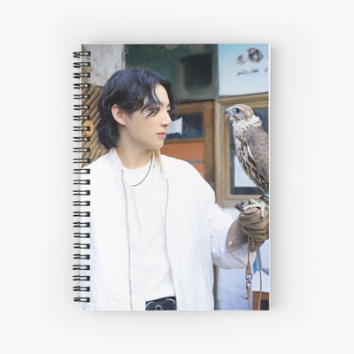 craft maniacs BTS JUNGKOOK DIARY A5 Notebook RULED 160 Pages(Multicolor)
