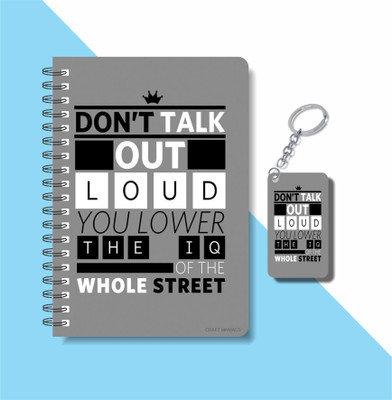 craft maniacs SHERLOCK A5 Notebook RULED 160 Pages(Brown)