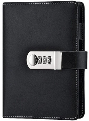 Roztocze handmade A5 Diary Ruled 200 Pages(Black)