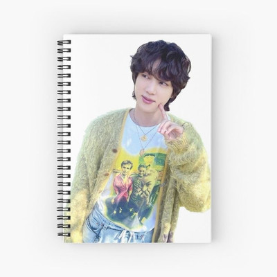 craft maniacs BTS JIN A5 RULED 160 PAGES DIARY A5 Diary RULED 160 Pages(Multicolor)