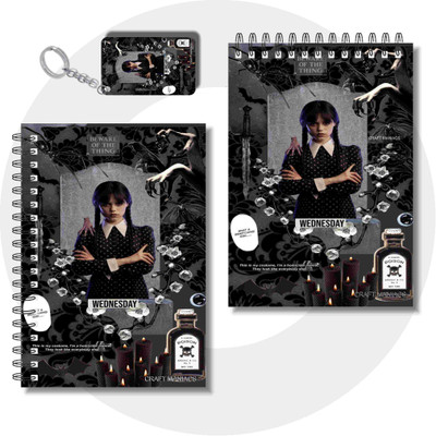 craft maniacs 2025 NOTEBOOKS A6 Diary UNRULED 100 Pages(Multicolor, Pack of 2)