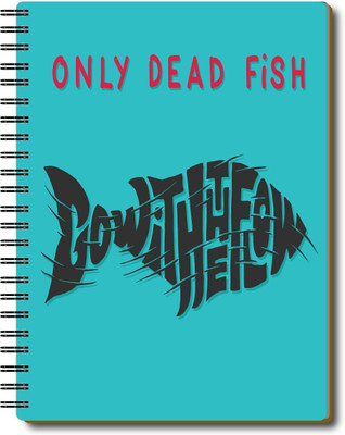 Nourish Daily Planner_DRY A5 Planner/Organizer Ruled 75 Pages(DEAD FISH)