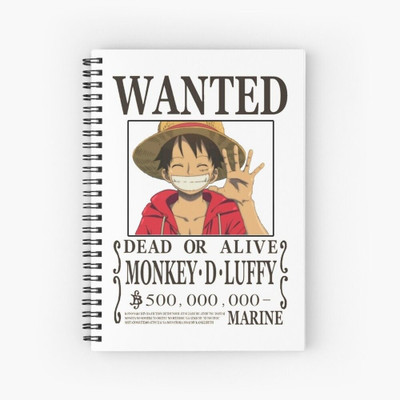 craft maniacs ONE PIECE A5 Notebook RULED 160 Pages(Multicolor)