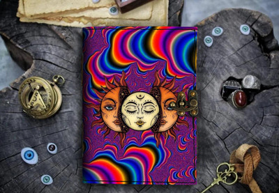 DI-KRAFT HANDCRAFTED DESIGNER REXGIN JOURNAL A5 Journal UNRULED 200 Pages(MULTICOLOR06)