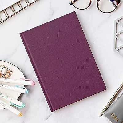 INNAXA Hardbound Diary, Ruled Notebooks A5 Diary Ruled 160 Pages(Maroon)